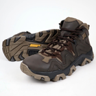 Шкіряні тактичні черевики OKSY TACTICAL Brown літні (сітка) 43 розмір - зображення 4
