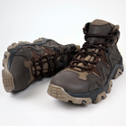Шкіряні тактичні черевики OKSY TACTICAL Brown літні (сітка) 41 розмір - зображення 5