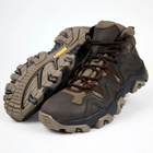 Шкіряні тактичні черевики OKSY TACTICAL Brown літні (сітка) 40 розмір - зображення 1