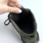 Кожаные тактические ботинки OKSY TACTICAL Olive летние (сетка) 40 размер - изображение 10