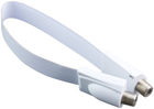 Adapter antenowy DPM przewód typu F ultra slim 20 cm biały (5903332589937) - obraz 5