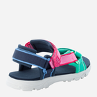 Дитячі спортивні сандалі для дівчинки Jack Wolfskin Seven Seas 3 K 4040061-1226 28 Синій/Зелений (4064993186017) - зображення 4