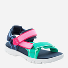 Дитячі спортивні сандалі для дівчинки Jack Wolfskin Seven Seas 3 K 4040061-1226 30 Синій/Зелений (4064993186031) - зображення 2