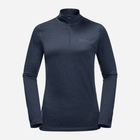 Bluza dresowa damska Jack Wolfskin Sky Thermal Hz W 1808951-1010 XS Ciemnoniebieska (4064993858594) - obraz 4