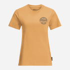 Koszulka damska bawełniana Jack Wolfskin Campfire T W 1809061-3084 XS Pomarańczowa (4064993703474) - obraz 4