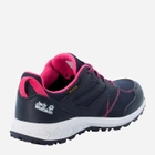 Дитячі кросівки для дівчинки Jack Wolfskin Woodland Texapore Low K 4042162-8333 33 Темно-синій/Рожевий (4064993186963) - зображення 4