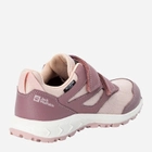 Підліткові кросівки для дівчинки Jack Wolfskin Woodland Texapore Low Vc K 4046351-2197 38 Рожеві (4064993714258) - зображення 4