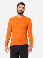 Рашгард чоловічий Jack Wolfskin Infinite L/S M 1808312-3981 S Помаранчевий (4064993866575) - зображення 1