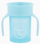 Kubek niekapek Twistshake 360 Cup Pastel Blue 6 m + 230 ml (7350083129291) - obraz 1