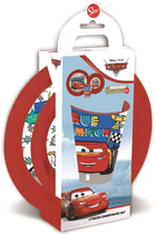 Набір пластикового посуду Euromic Kids Lunch Set Cars 3 шт (8412497515004) - зображення 1