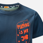 Koszulka chłopięca Jack Wolfskin Villi T K 1609721-1274 92 cm Granatowa (4064993684049) - obraz 3