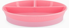 Talerz Twistshake Divided Plate 6 m + Pastel Pink z podziałką i pokrywką (7350083121691) - obraz 2