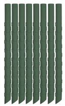 Набір силіконових трубочок Nuuroo Ada Silicone Straw Dusty Green 8 шт (5715235024091)