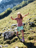 Дитячі шорти для дівчинки Jack Wolfskin Active Shorts K 1609341-4215 128 см Зелені (4064993682533) - зображення 3