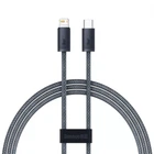 Кабель для iPhone на 1м. Type-C to Lightning Dynamic Series 20W Gray, Baseus для зарядки и передачи данных (CALD000016)