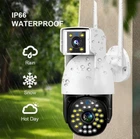 Камера ip видеонаблюдения уличная двойная поворотная Dual Camera P12 WI-FI IP V380PRO 00876088