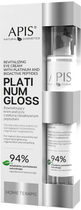 Krem pod oczy Apis Natural Cosmetics Platinum Gloss Revitalising Eye Cream to Treat Swelling and Dark Circles 10 ml (5901810008161) - obraz 1