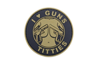 Нашивка 3D - I Love Guns Titties - tan [GFC Tactical] - изображение 1