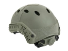 Страйкбольный шлем с быстрой регулировкой FAST PJ - Ranger Green [Emerson] - изображение 4