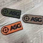 Нашивка PVC 3D - ASG - Orange - зображення 3