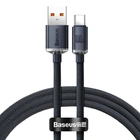 Кабель Baseus Crystal Shine Series Fast Charging Data Cable USB to Type-C 100W 1.2m Black