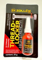 Фиксатор/герметик для резьбовых соединений Zollex (красный)