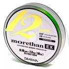 Шнур Daiwa Morethan 12 Braid Ex+Si 135m Lime Green #0.8/0.10mm 7.3kg