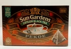 Черный листовой цейлонский чай в пирамидках Sun Gardens Pekoe 20шт по 2,5г