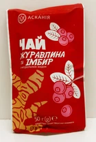 Медовий концентрований чай Асканія Журавлина та імбир 50г