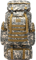 Военный Тактический Водонепроницаемый Штурмовой Рюкзак Большой Емкости U.S. Army M13P 70 л (Пиксель) - изображение 4
