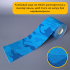 Кинезио тейп лента пластырь для тейпирования спины шеи тела 7,5 см х 5 м Kinesio tape синий АН0842 - изображение 2