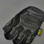 Захисні тактичні військові рукавички без пальців MECHANIX для риболовлі полювання чорні АН5628 розмір L - зображення 4