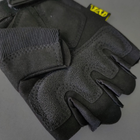 Защитные тактические военные перчатки без пальцев MECHANIX для рыбалки охоты черные АН5628 размер L - изображение 8