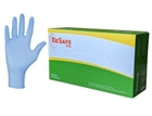 Перчатки нітрилові BeSafe упаковка – 50 пар. розмір S (без пудрі). щільність 3 г. сині - зображення 1