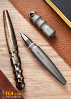 Титанова ручка-брелок для самозахисту Dioneer EDC Stone Wash - зображення 8