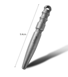 Титановая ручка-брелок для самозащиты Dioneer EDC молния - изображение 14
