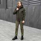 Куртка Pobedov Motive із липучками жіноча Хакі M OWku2 878Mkh - зображення 5