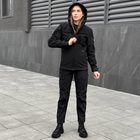 Куртка Pobedov Motive із липучками жіноча Чорний XL OWku2 878XLba - зображення 5