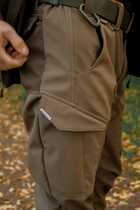 Тактичні штани SMILO cargo Softshell OLIVE, XL - изображение 4