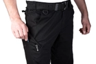 Тактичні штани SMILO cargo rip-stop black, XS, 230 г кв м, 65% поліестер з еластаном/35% хлопок - зображення 4