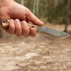 Компактный охотничий Нож из Углеродной Стали HK1 CSHF BPS Knives - Нож для рыбалки, охоты, походов - изображение 5