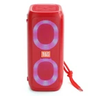 Bluetooth-колонка TG333 с RGB ПОДСВЕТКОЙ, speakerphone, радио, red
