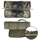 Жесткая сумка - чехол Mil-tec RIFLE CASE DOUBLE  для транспортировки оружия Олива(S0016) - изображение 1