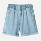 Дитячі джинсові шорти для дівчинки Cool Club CJG2423446 134 см Сині (5903977323026) - зображення 1