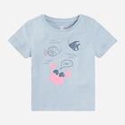 Koszulka dziecięca dla dziewczynki Cool Club CCG2411996 98 cm Niebieska (5903977231130) - obraz 1