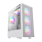 Корпус комп'ютерний GameMax Storm White без блока живлення Minitower Білий
