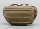 Напашник / сумка тактическая на липучке и под ремень Койот - изображение 2