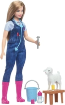 Lalka Mattel Barbie Weterynarka na farmie HRG42 (0194735175956) - obraz 3
