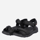 Sandały damskie trekkingowe RIEKER Evolution V8401-00 36 23.7 cm Czarne (4060596296399) - obraz 3