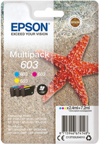 Набір картриджів Epson 603 3 x 4 мл Cyan/Magenta/Yellow (C13T03U54010) - зображення 1